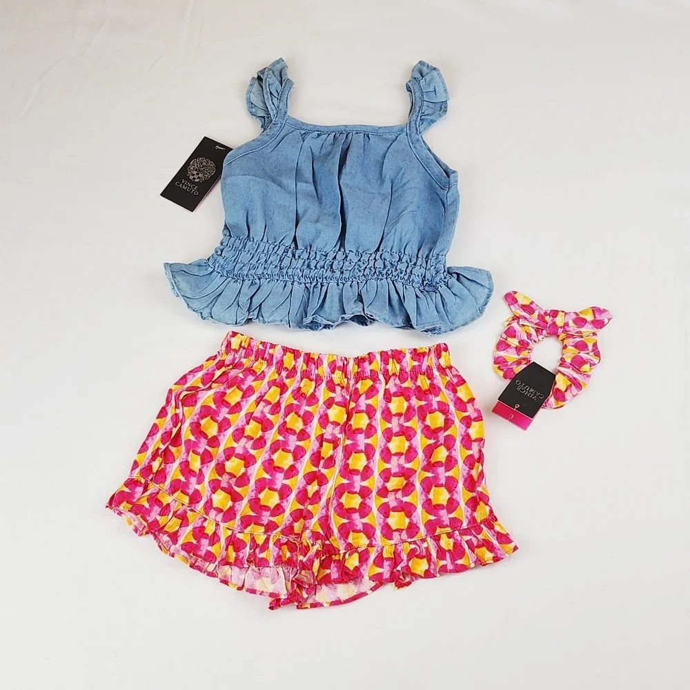 Vince Camuto 2 Pieces Set With Scrunchie Size 4